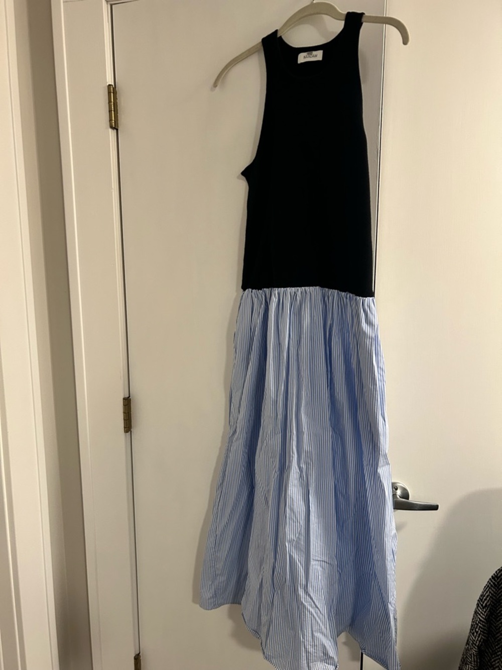 NAADAM Black & Light Blue Two-Tone Maxi Skirt - Picture 4 of 6